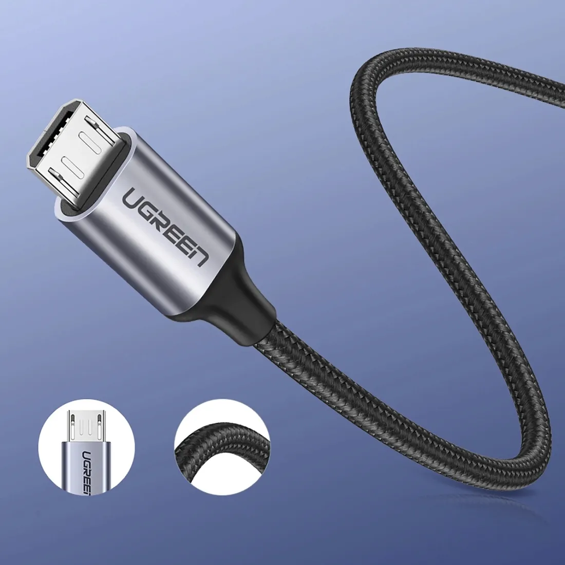 kabel-ugreen-us290-60148-usb-a-micro-usb-2-4a-2m-szary-stan-nowy