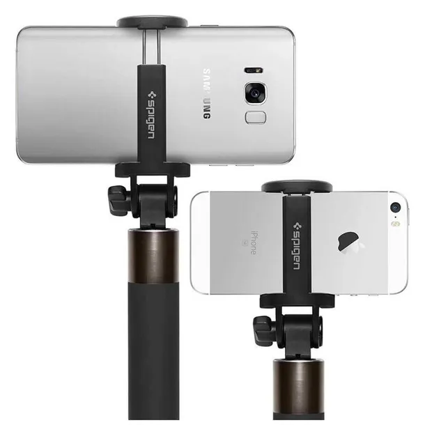 selfie-stick-spigen-s530w-czarny-mocowanie-regulowany-uchwyt