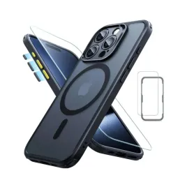 esr-classic-pro-case-magsafe-etui-do-iphone-15-pro-frosted-black-zestaw-4w1