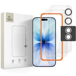 szklo-hartowane-tech-protect-easy-set-3-pack-na-iphone-17-przezroczyste