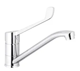 bateria-kuchenna-stojaca-armatura-krakow-rumba-1-otw-bezowa-chrom