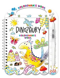 kolorowanie-woda-dinozaury-praca-zbiorowa