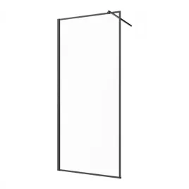 invena-kabina-walk-in-ii-90x200cm-ramka-8mm-shiny-glass-czarny