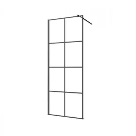 invena-kabina-walk-in-ii-80x200cm-geometryczna-8mm-shiny-glass-czarny