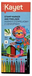 marker-do-papieru-wielokolorowy-kayet-6-szt