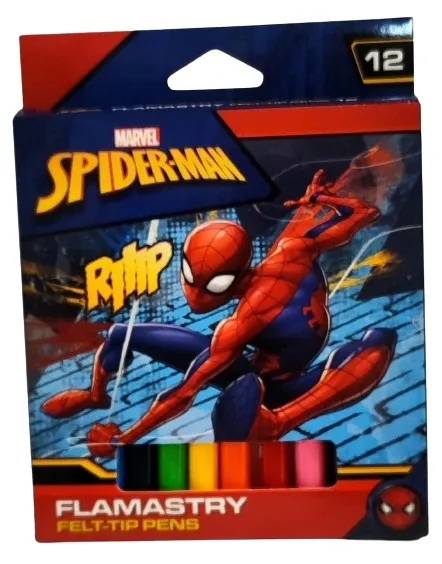 flamastry-spiderman-st-majewski-12-szt