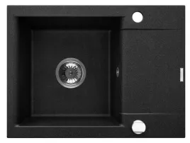 zlewozmywak-granit-1k-tesalia-czarny-nakrapiany-z-syf-chrom-z-krotkim-ociek