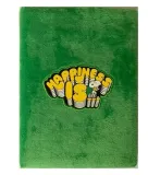 peanuts-zeszyt-pluszowy-snoopy-a5-notes-zielony-stan-nowy