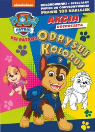 psi-patrol-odrysuj-koloruj-cztery-lapy-w-akcji-praca-zbiorowa
