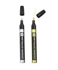 marker-dekoracyjny-zloty-i-szary-united-office-2-sztuki