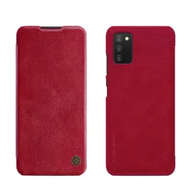 nillkin-qin-skorzana-kabura-etui-samsung-galaxy-a03s-czerwony
