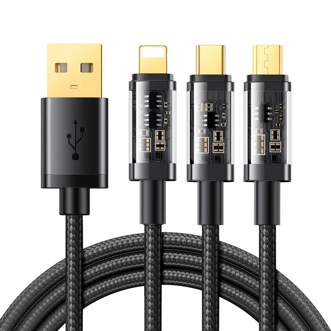 kabel-joyroom-usb-usb-typ-c-microusb-lightning-12-m-czarny-stan-nowy