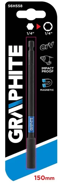 graphite-przedluzka-do-bitow-udarowych-150-mm-stan-nowy-liczba-elementow-pojedyncze