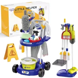 woopie-zestaw-do-sprzatania-na-kolkach-xxl-wozek-3w1-29-el-niebieski