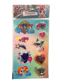 naklejki-klasyczne-ojo-20-szt-naklejek-3d-slodkie-zwierzatka