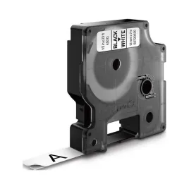 tasma-d1-12mmx7m-czarno-biala