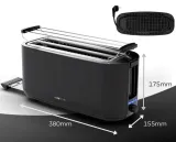 toster-ta-3802-clatronic-black-moc-1400-w
