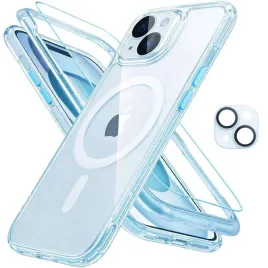 esr-classic-series-pro-case-halolock-set-do-iphone-15-etui-clear-blue