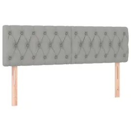 zaglowki-do-lozka-2-szt-jasnoszare-72x7x78-88-cm-tkanina