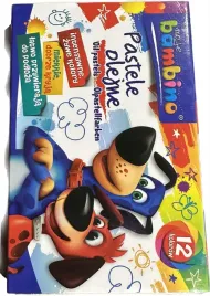 Zdjęcie produktu Bambino - Pastele olejne BAMBINO 12 kolorów