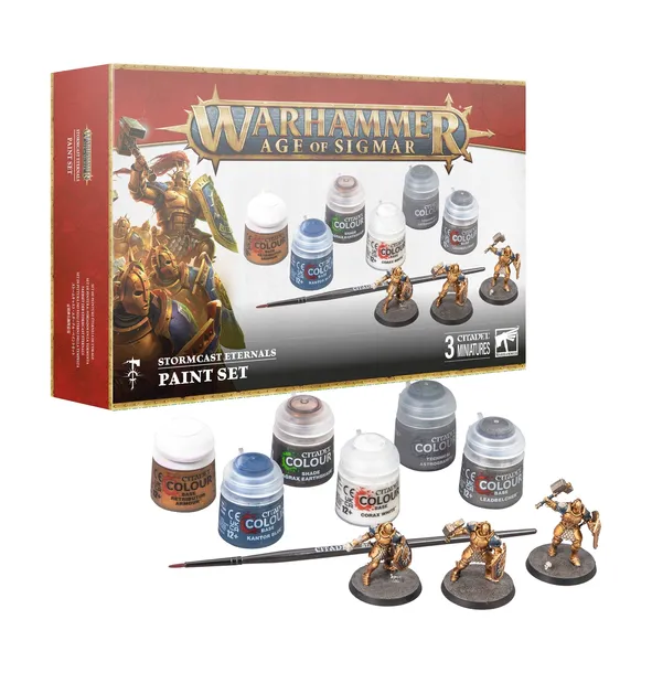 Warhammer Age of Sigmar Stormcast and Paint Set