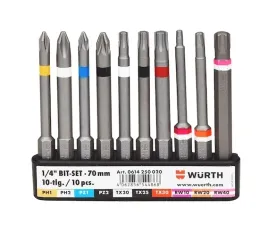 wurth-zestaw-bitow-1-4cala-klips-na-pasek-10szt