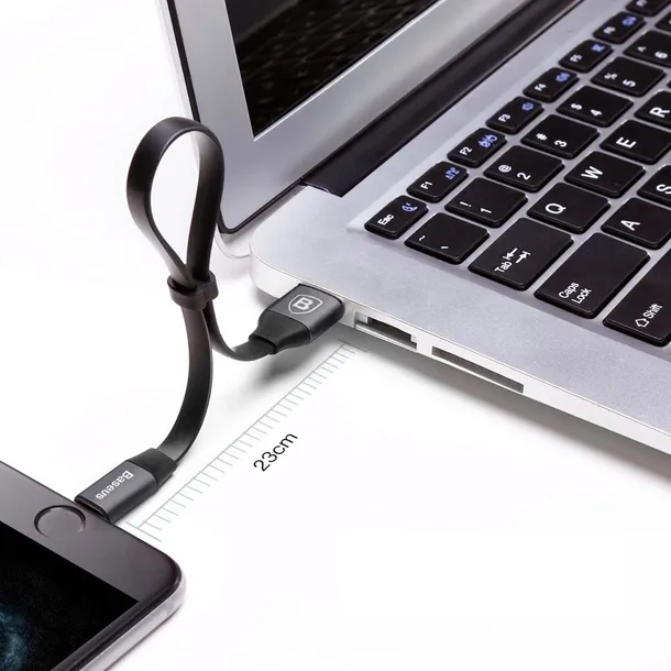kabel-baseus-nimble-usb-a-lightning-2a-0-23-m-czarny-stan-nowy-dlugosc-przewodu-0-23-m
