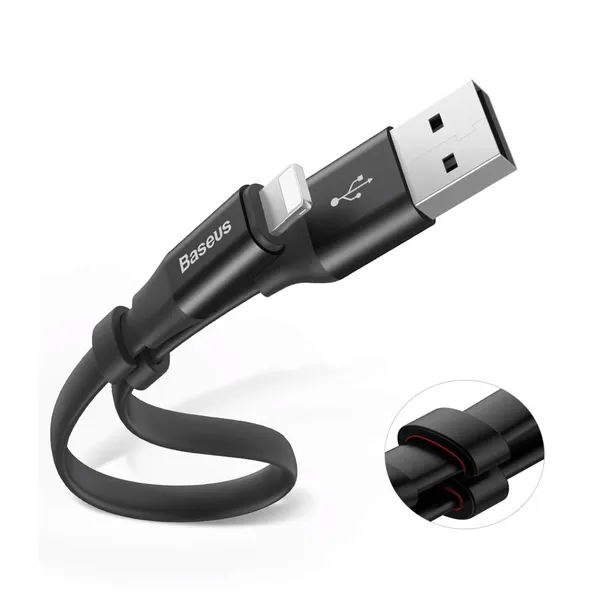 kabel-baseus-nimble-usb-a-lightning-2a-0-23-m-czarny-stan-nowy-zlacza-usb-apple-lightning