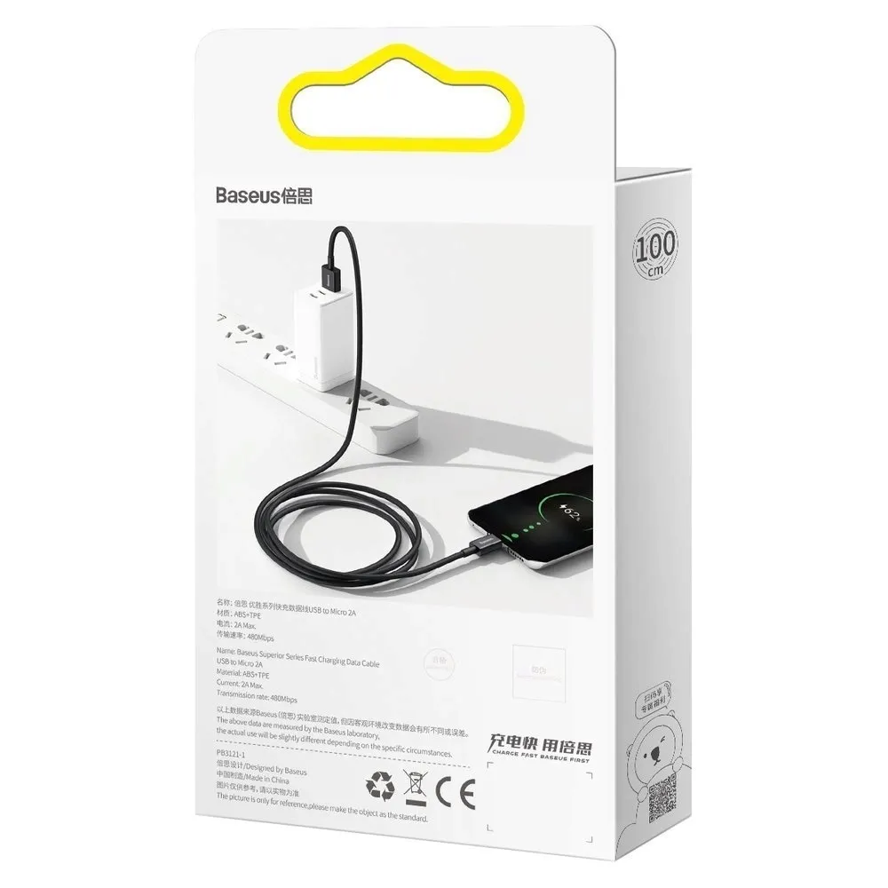 kabel-baseus-superior-usb-a-micro-usb-2a-1m-czarny-stan-nowy