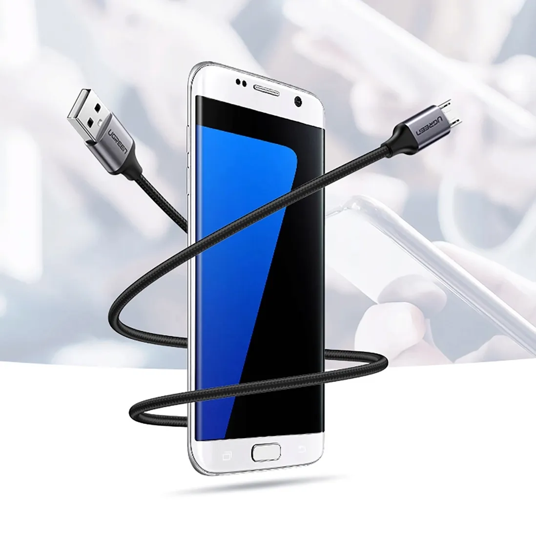 kabel-ugreen-us290-60148-usb-a-micro-usb-2-4a-2m-szary-stan-nowy