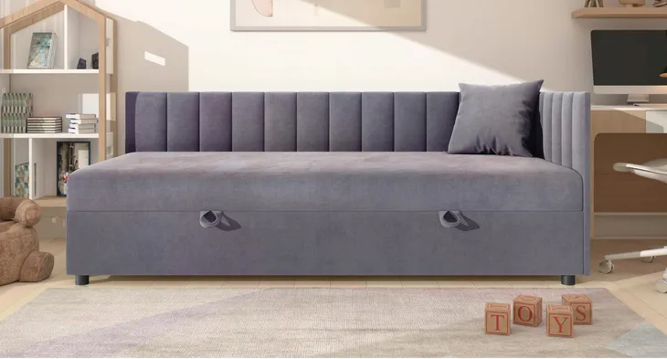 Łóżko Tapczan Tutuś SZARY 90x200 Bonell PRODUCENT