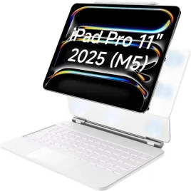 klawiatura-do-ipad-pro-11-m4-2024-z-etui-qwertz-hou-biala-z-podswietleniem