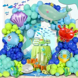 balony-girlanda-balonowa-morze-balon-krab-muszla-ryba-muszelka-konik-morski