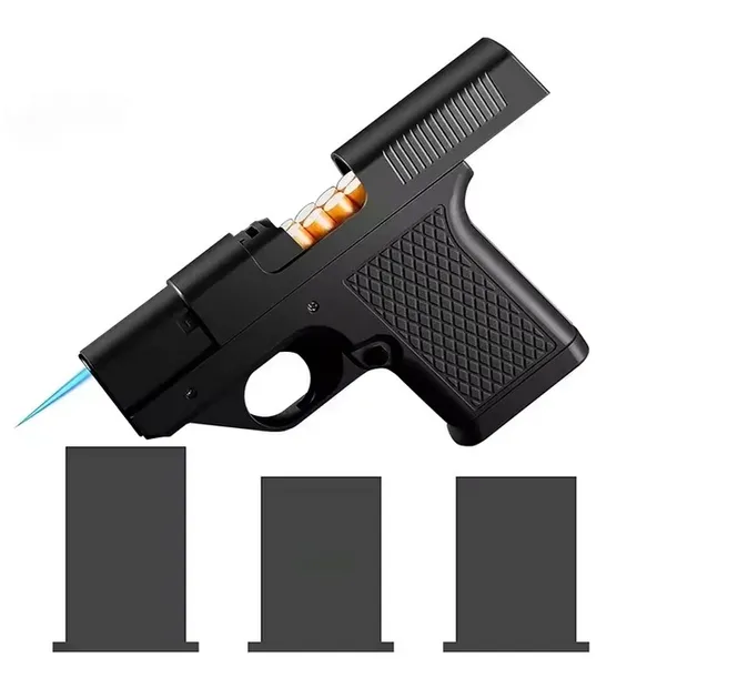 zapalniczka żarowa pistolet papierosnica 3 magazynki na rozne papierosy