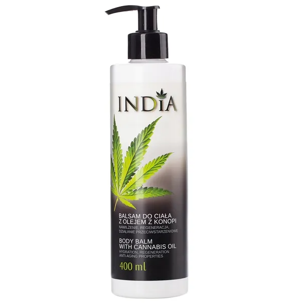 INDIA BALSAM DO CIAŁA Z OLEJEM Z KONOPI 400 ml.