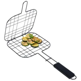 ruszt-do-grillowania-burgerow-metalowy-czarny-nieprzywierajacy-49x211-cm