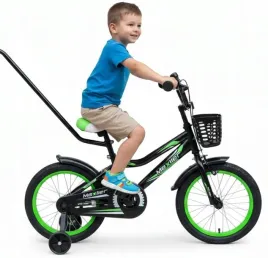 rower-dzieciecy-mexller-bmx-16-cali-rowerek-zielony-dla-chlopca-prowadnik