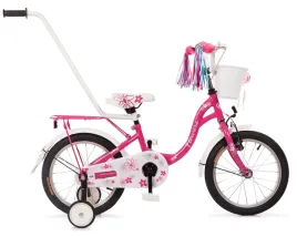 polski-rower-dzieciecy-16-flowers-rowerek-dla-dziewczynki-rozowy-koszyk