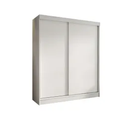 szafa-przesuwna-2d-160x205-biala-plyta-niska