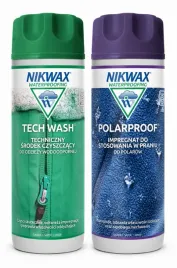 zestaw-do-prania-i-impregnacji-nikwax-tech-wash-polar-proof-2-x-300-ml