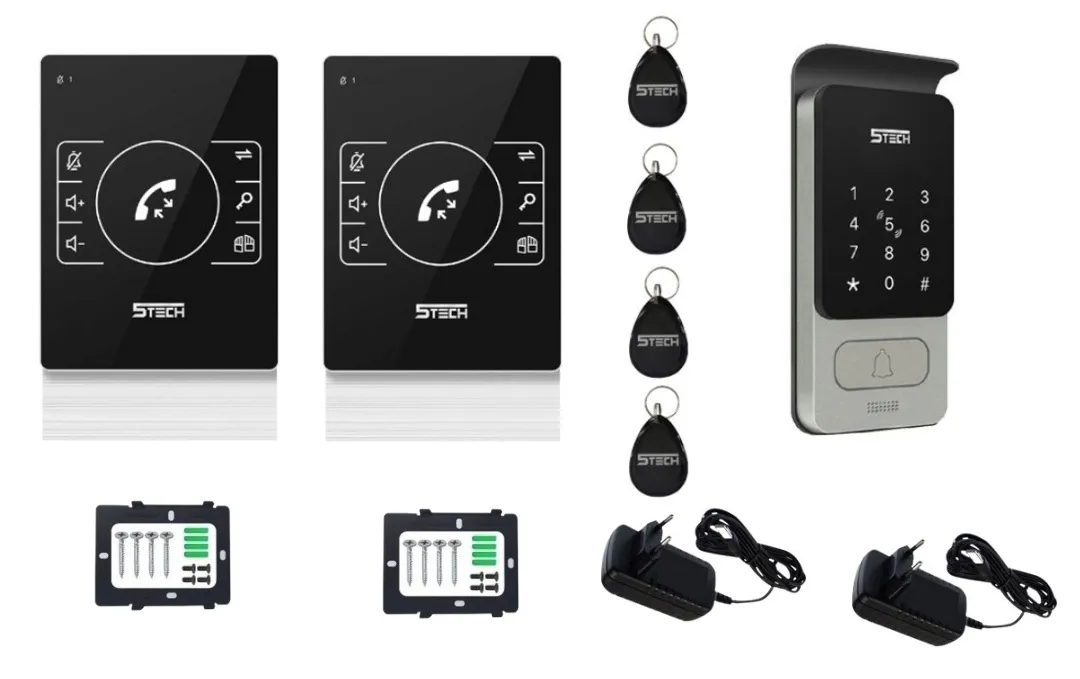 domofon-glosnomowiacy-dwurodzinny-echo-one-5tech-stan-nowy