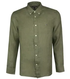 tommy-hilfiger-koszula-meska-lniana-khaki-l