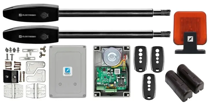 Napęd do bramy dwuskrzydłowej 350kg i 3,5m –ETM-02