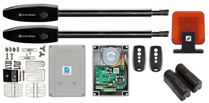 Napęd do bramy dwuskrzydłowej 350kg i 3,5m –ETM-02
