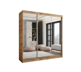 szafa-przesuwna-3d-250x205-dab-wotan-lustro-pelne-niska-na-wymiar