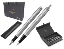 zestaw-dlugopis-pioro-parker-im-srebrny-ct-w-pudelku-z-etui-i-torebka