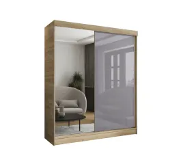 szafa-przesuwna-2d-150x205-dab-sonoma-lacobel-szary-lustro-polysk-niska