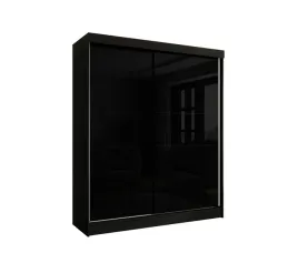 szafa-przesuwna-2d-130x205-czarna-lacobel-czarny-szklany-polysk-niska