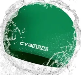 czepek-plywacki-silikonowy-cybgene-zielony