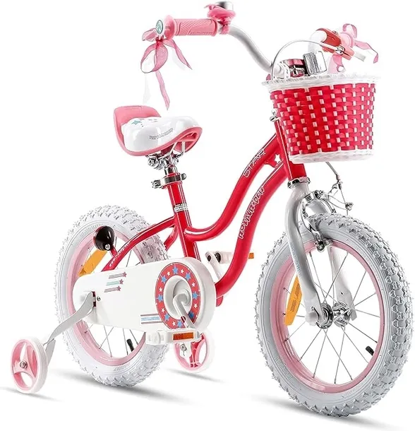 Rower Dziecięcy Royal Baby Stargirl 14" z bocznymi kółkami
